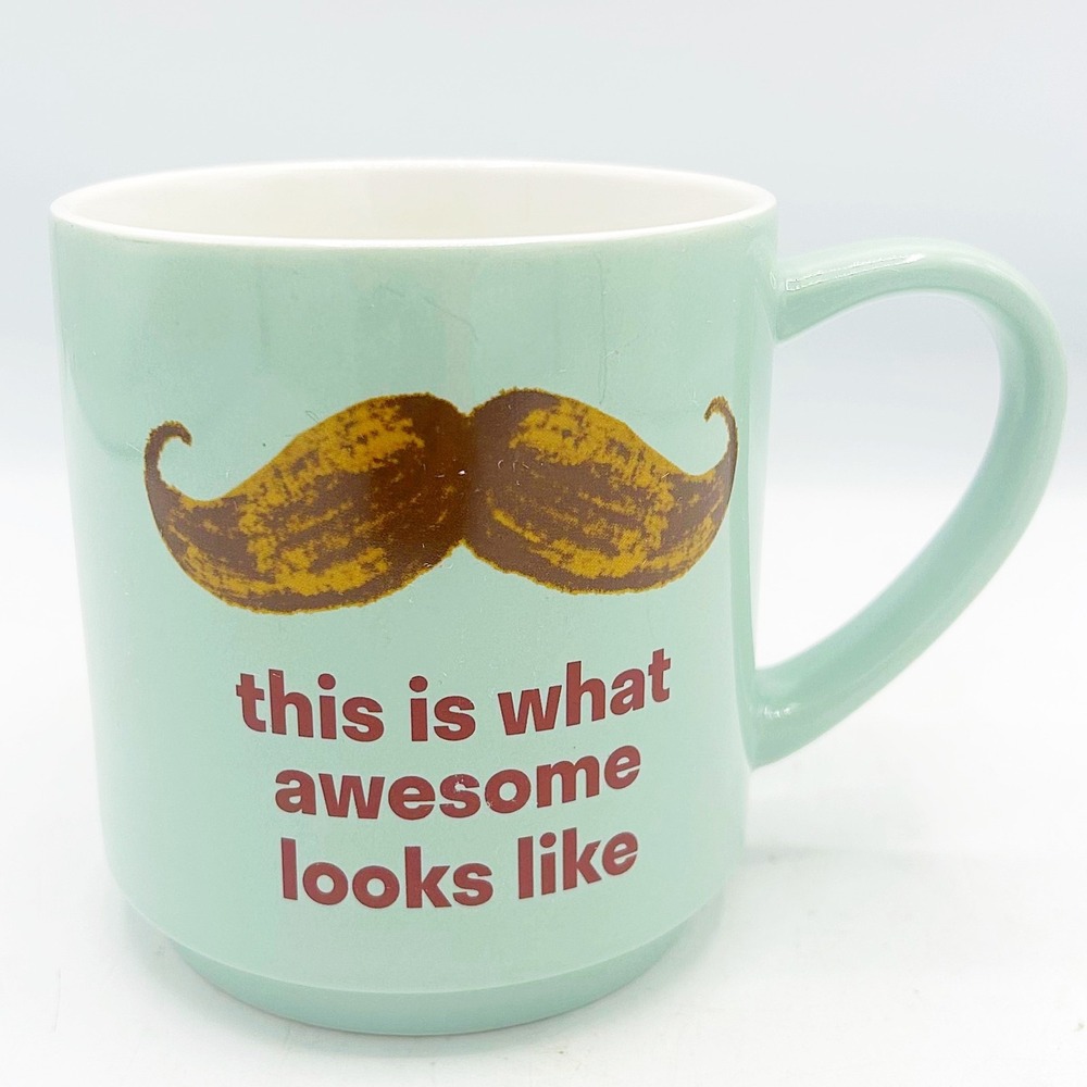 This is What Awesome Looks Like Mustache Mug Target Room Essentials